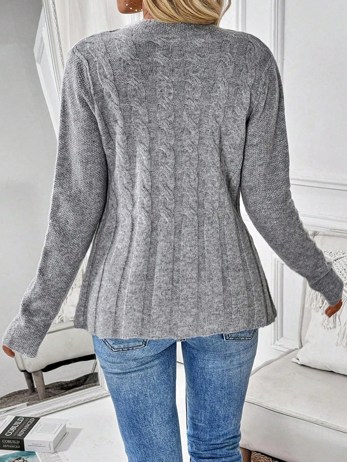 Cléa Ribbed Knit Cardigan - Soft, Cozy, Chic