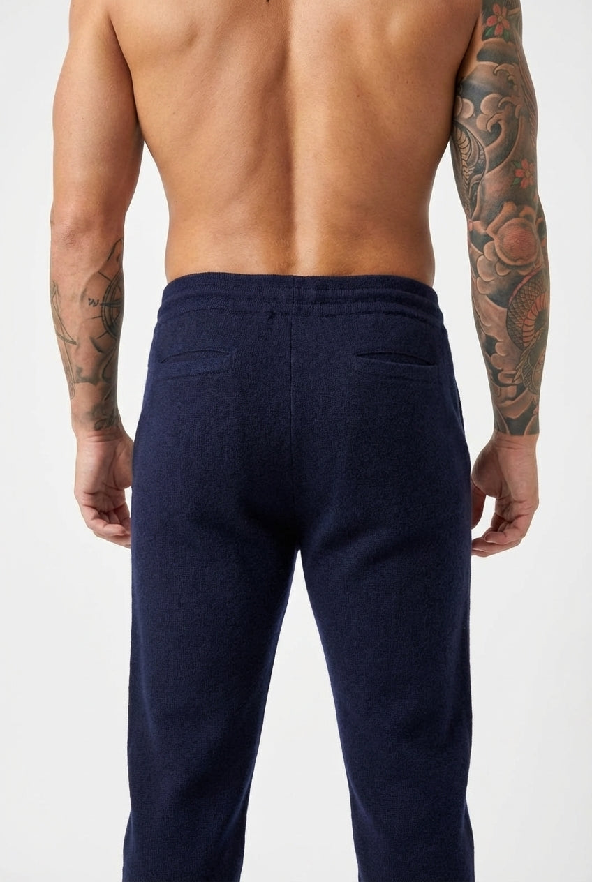 Cloud Merino Pants in Navy — Ultra-Soft Comfort