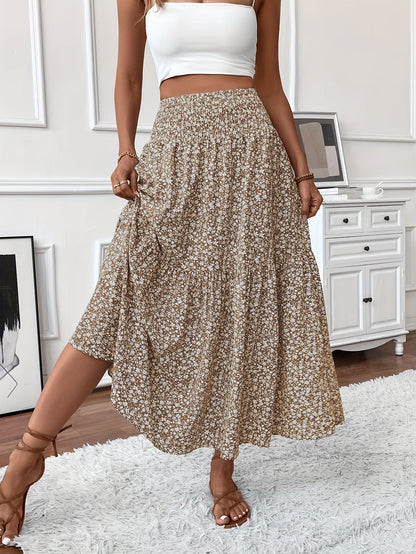 Elena Ditsy Floral Skirt - Feminine, Flowy Silhouette for Everyday Charm