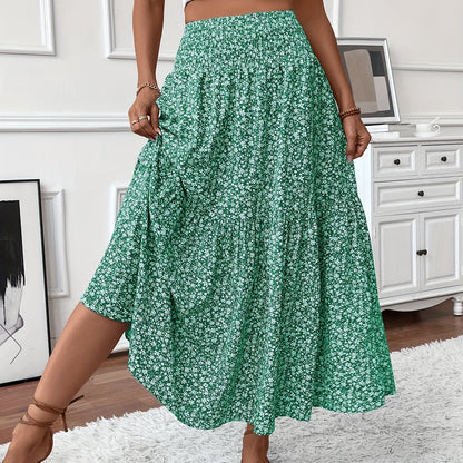 Elena Ditsy Floral Skirt - Feminine, Flowy Silhouette for Everyday Charm