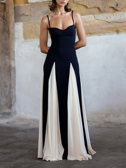 Glamorous Panelled Tulle A-Line Maxi Slip Dress