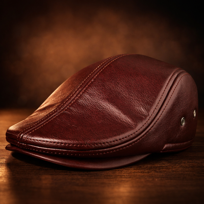Baron Premium Genuine Leather Hat - Timeless Style & Superior Craftsmanship