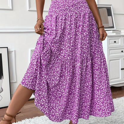 Elena Ditsy Floral Skirt - Feminine, Flowy Silhouette for Everyday Charm