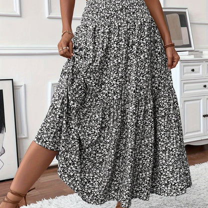 Elena Ditsy Floral Skirt - Feminine, Flowy Silhouette for Everyday Charm