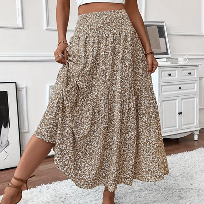 Elena Ditsy Floral Skirt - Feminine, Flowy Silhouette for Everyday Charm