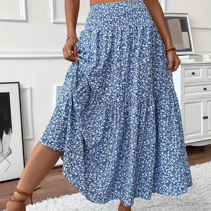 Elena Ditsy Floral Skirt - Feminine, Flowy Silhouette for Everyday Charm