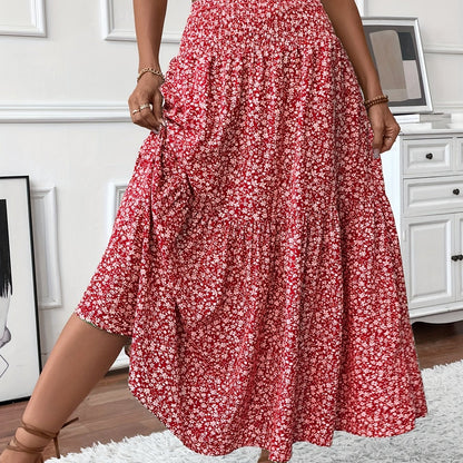 Elena Ditsy Floral Skirt - Feminine, Flowy Silhouette for Everyday Charm