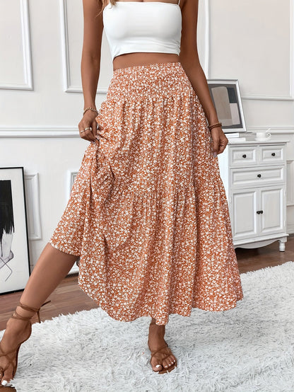 Elena Ditsy Floral Skirt - Feminine, Flowy Silhouette for Everyday Charm