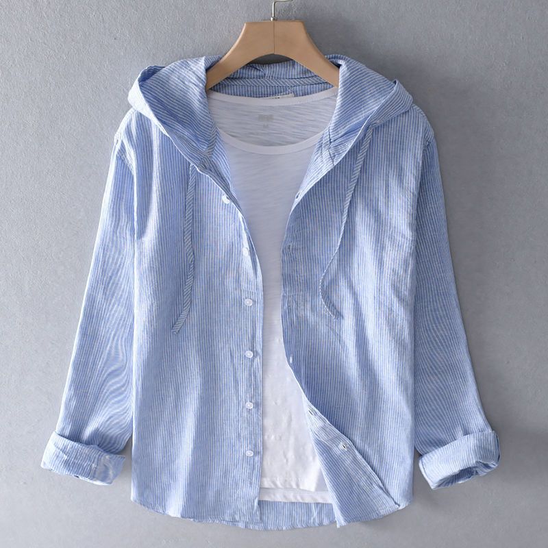 Nova Linen Hoodie - Lightweight, Breathable Everyday Comfort
