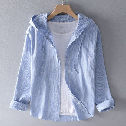Nova Linen Hoodie - Lightweight, Breathable Everyday Comfort