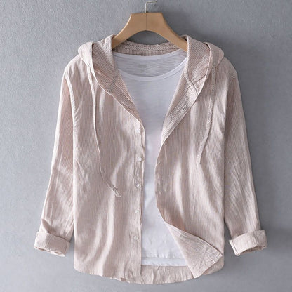 Nova Linen Hoodie - Lightweight, Breathable Everyday Comfort