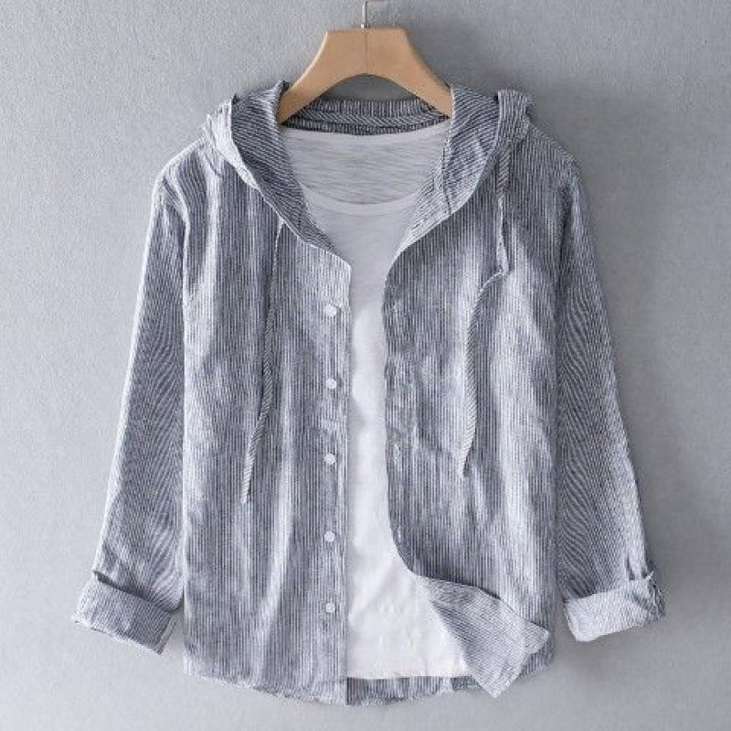Nova Linen Hoodie - Lightweight, Breathable Everyday Comfort