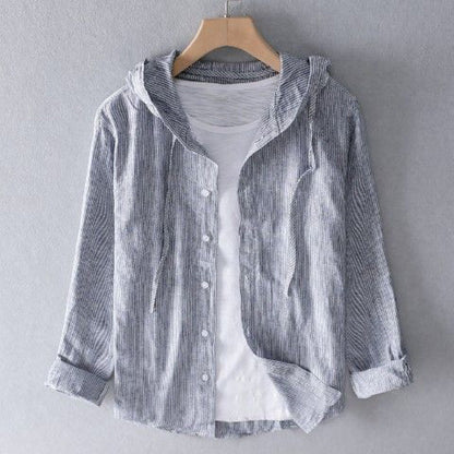 Nova Linen Hoodie - Lightweight, Breathable Everyday Comfort