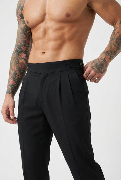Lockhart Trousers in Jet Black