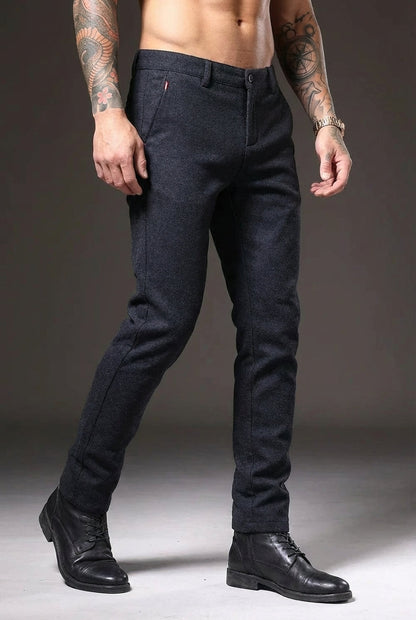 Luca Slim-Fit Blue Pants