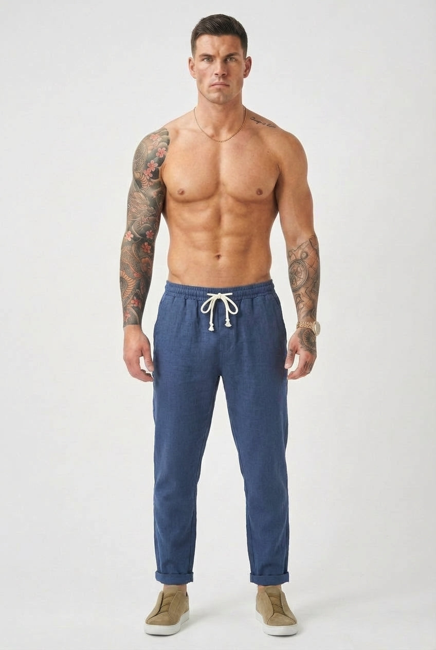 Massimo Linen Trousers – Lightweight, Breathable Comfort for Summer