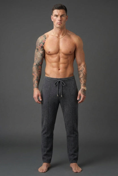 Cloud Merino Knit Pants - Dark Grey