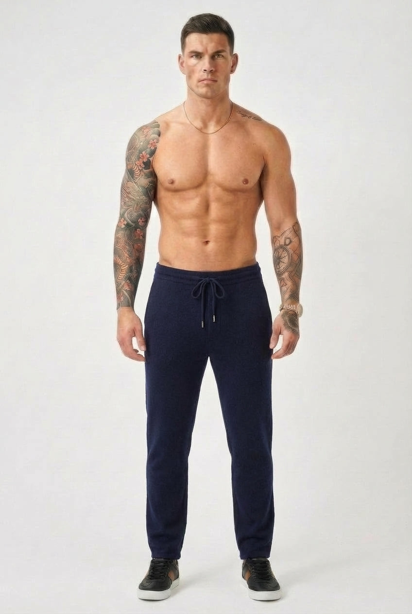 Cloud Merino Pants in Navy — Ultra-Soft Comfort