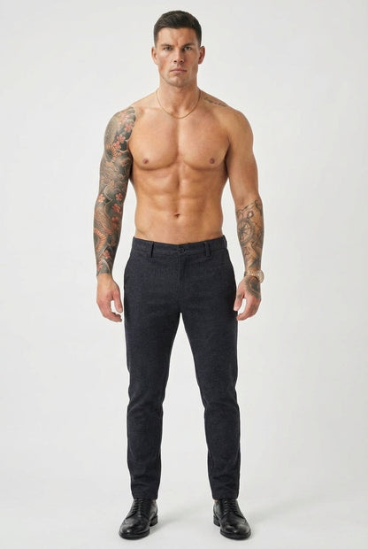 Luca Slim-Fit Blue Pants