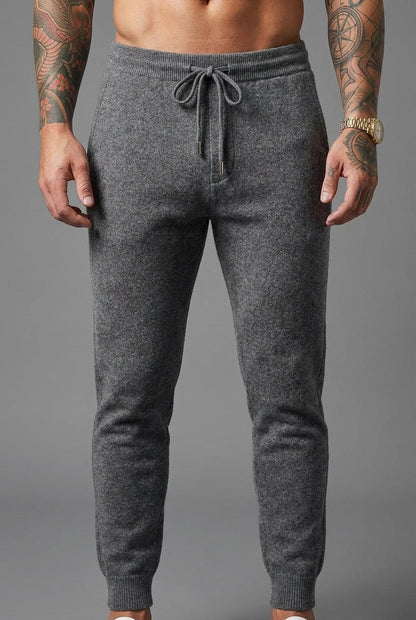 Cloud Merino Knit Pants - Dark Grey