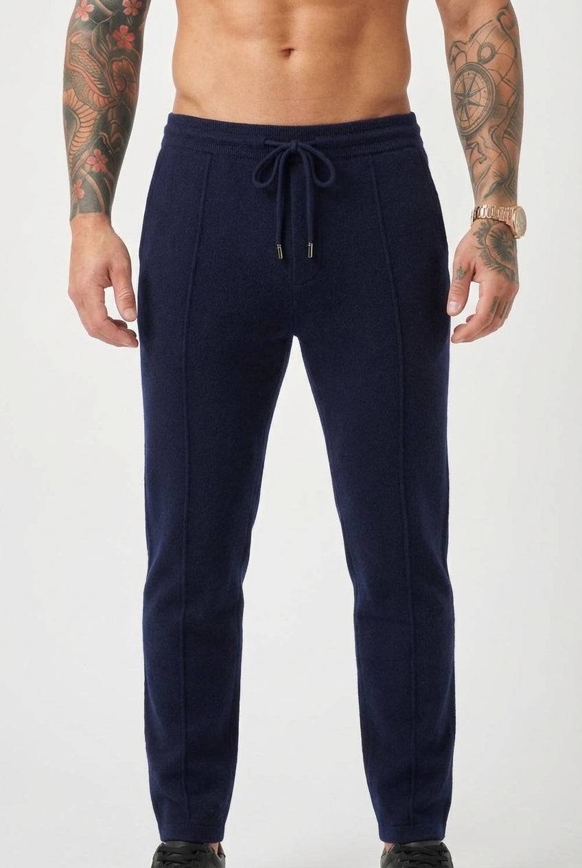 Cloud Merino Pants in Navy — Ultra-Soft Comfort