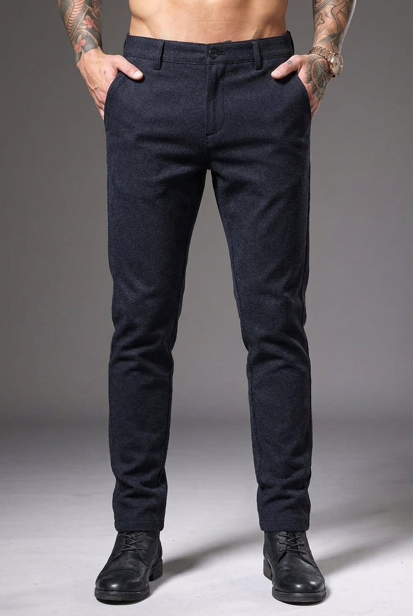 Luca Slim-Fit Blue Pants