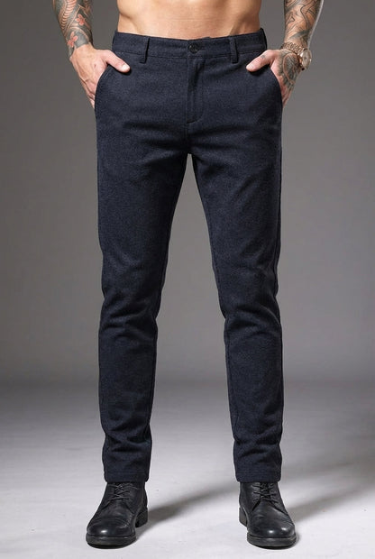 Luca Slim-Fit Blue Pants