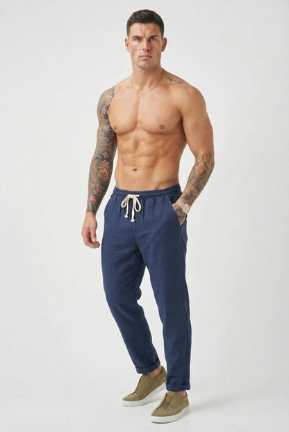 Massimo Linen Trousers – Lightweight, Breathable Comfort for Summer