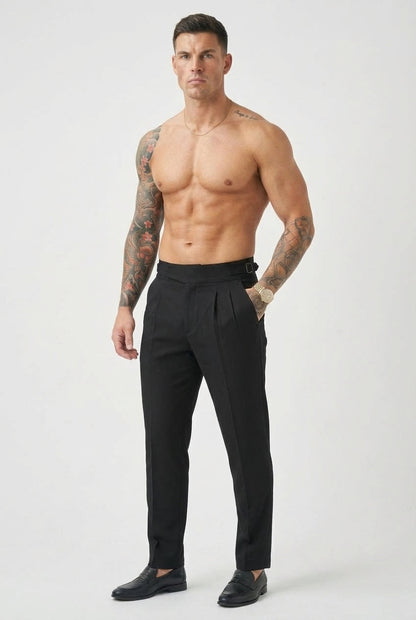 Lockhart Trousers in Jet Black