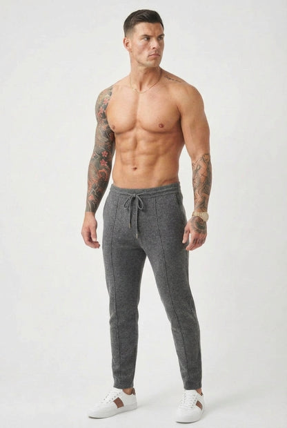 Cloud Merino Knit Pants - Dark Grey