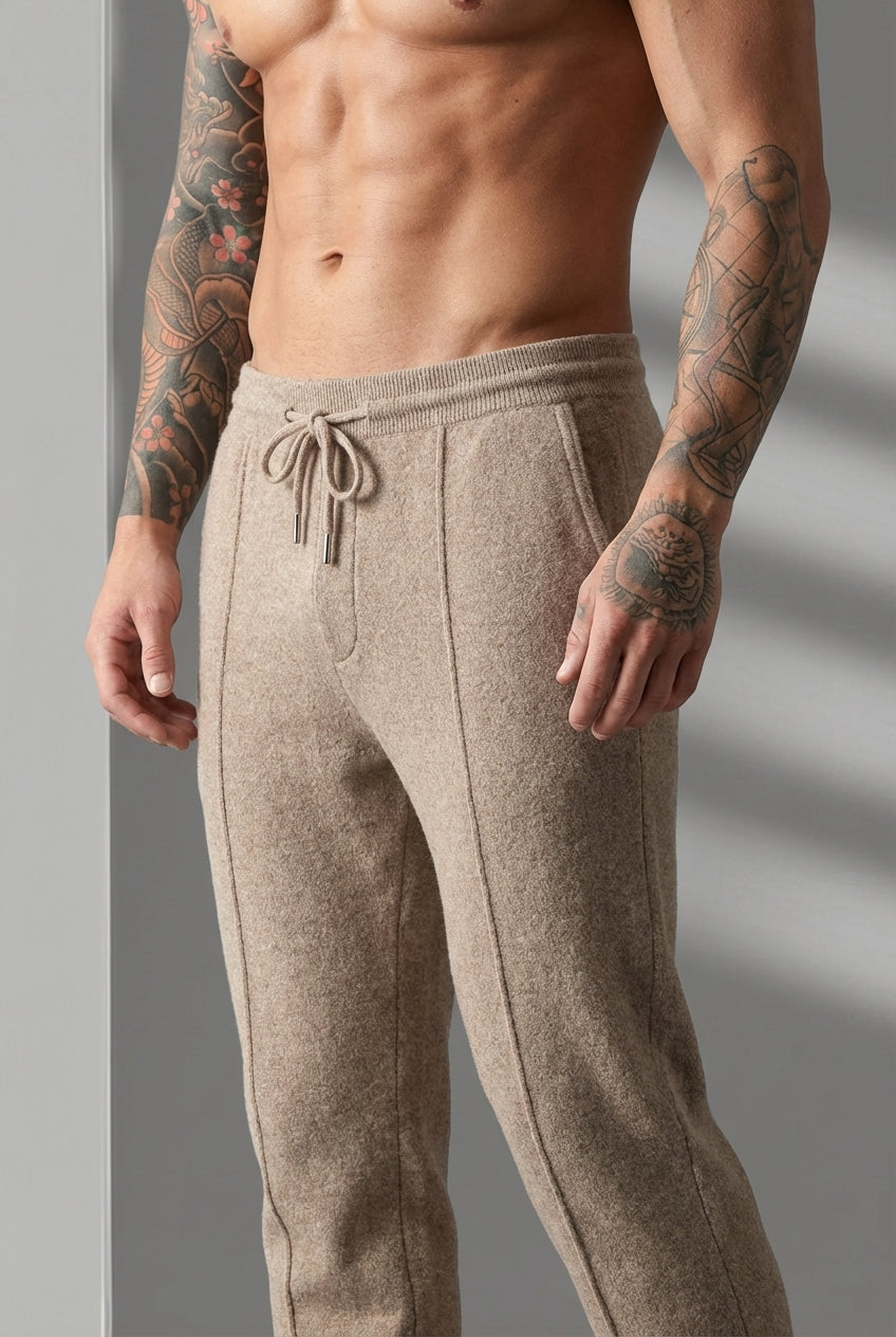 Cloud Merino Pants in Beige - Ultra-Soft, Breathable Comfort for Everyday Wear