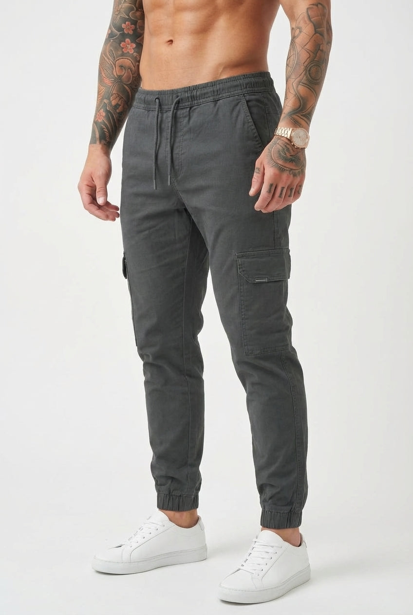 Olympus Cargo Jogger Pants – Grey