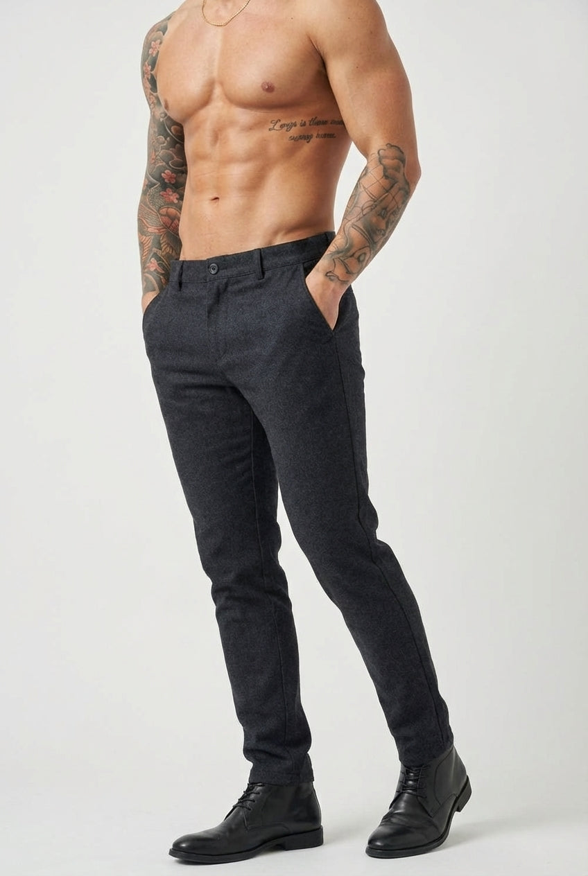 Luca Slim-Fit Blue Pants