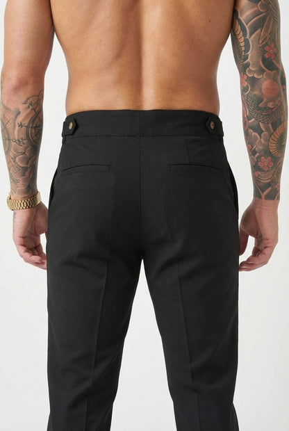 Lockhart Trousers in Jet Black